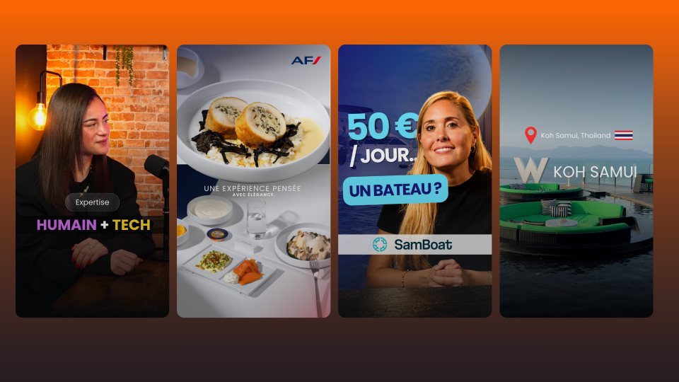 Grid of 4 short videos from the At Do Studio monthly content pack
